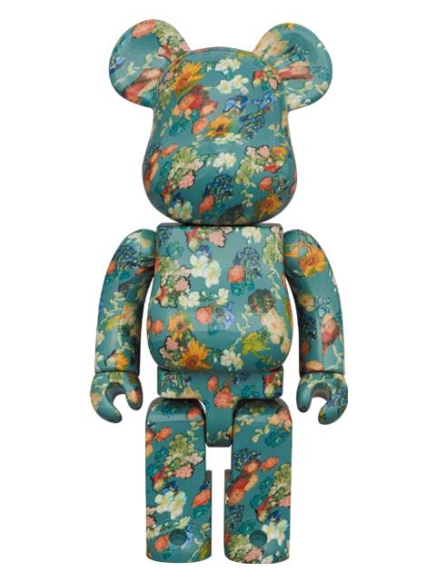 BE@RBRICK Floral Pattern 50th Anniversary Design 100％ & 400％ Van Gogh Museum
