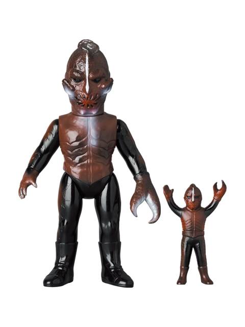 【限定品】 メディコムトイ さそり男(新色)+ミニソフビ (仮面ライダーより) 東映レトロソフビコレクション 【新古品 特別価格】