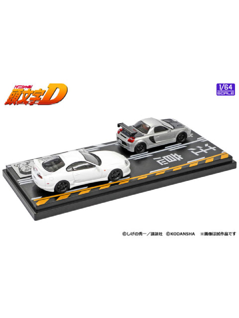 MODELER'S 1/64 頭文字D セットVol.5 小柏カイMR-S ＆ 皆川英雄スープラ(JZA80)