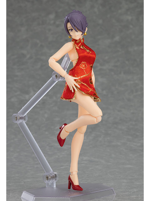 figma 569 figma Styles 女性body(ミカ) with ミニスカートチャイナワンピコーデ