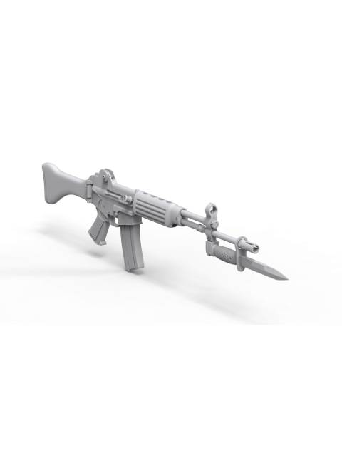 TORI FACTORY 1/12 韓国陸軍 ROK K1A短機関銃＆K2小銃