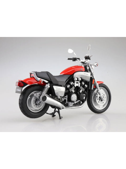 アオシマ 1/12 完成品バイク YAMAHA Vmax ファイアーレッド
