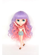 ブライス オリジナルスーパーデラックスウィッグ カーリーロング シャーベット・ベリーミックス