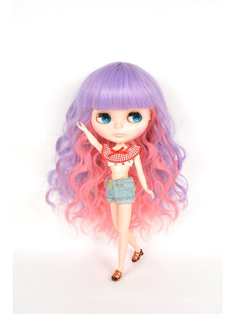 ブライス オリジナルスーパーデラックスウィッグ カーリーロング シャーベット・ベリーミックス