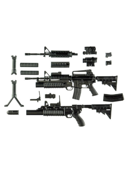 Little Armory [LA100] M4A1 &amp; M203 Type 2.0 1/12 [Plastic Model]