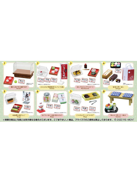 リーメント 下町の老舗和菓子店まんげつ堂 【大人買い】 8個入りBOX ぷちサンプルシリーズ
