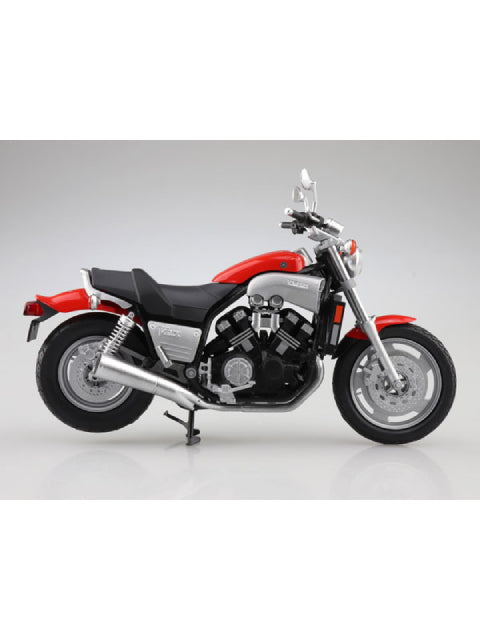 アオシマ 1/12 完成品バイク YAMAHA Vmax ファイアーレッド