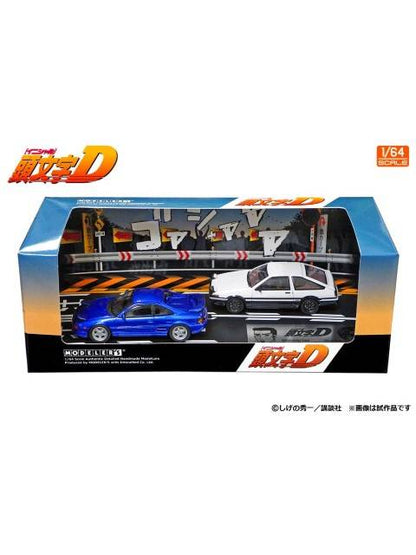 MODELER'S 1/64 頭文字D セットVol.15 小柏カイMR2(SW20) ＆ 藤原拓海トレノ(AE86)