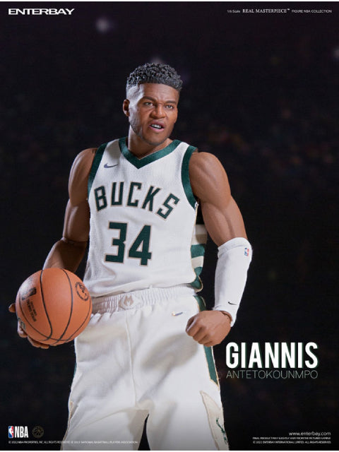 エンターベイ ヤニス・アデトクンボ 1/6 コレクティブル フィギュア リアルマスターピース NBAコレクション