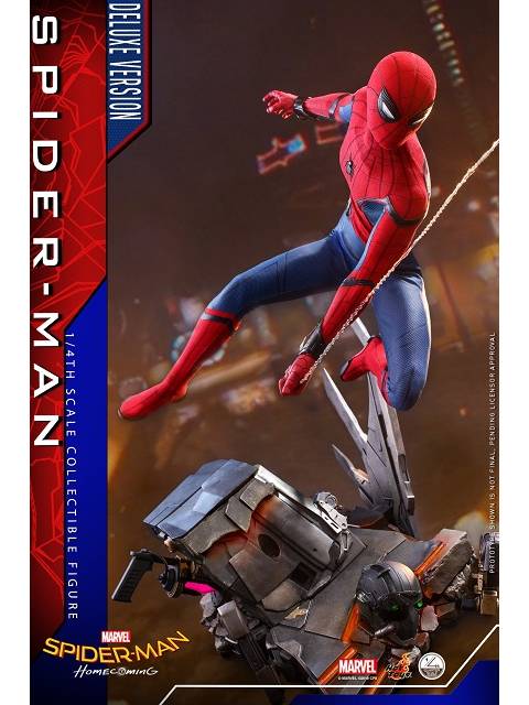 HOTTOYS クオータースケール スパイダーマン DX版 「スパイダーマン ホームカミング」