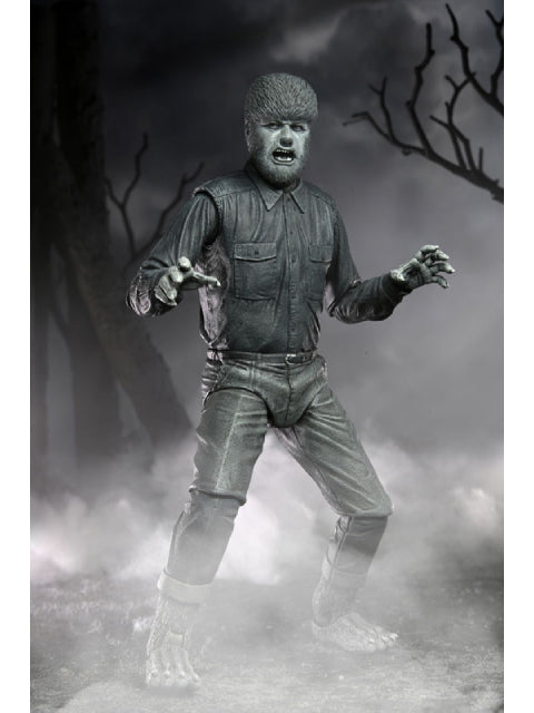 ネカ 狼男 The Wolf Man ブラック＆ホワイトver ローレンス・タルボット 「ユニバーサルモンスター」 アルティメット アクションフィギュア