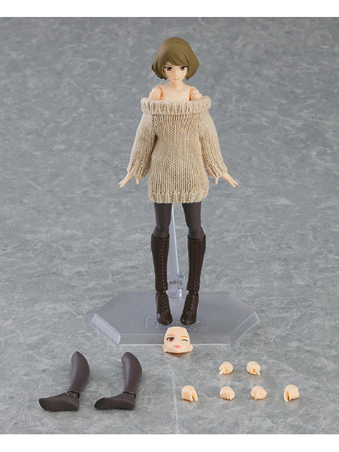 figma Styles 女性body(チアキ) with オフショルセーターワンピ – FATMAMA