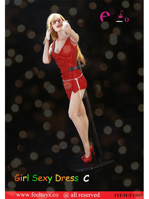 Feel Toys 1/6 セクシーパーティドレス Cセット レッド 【FT-009C】