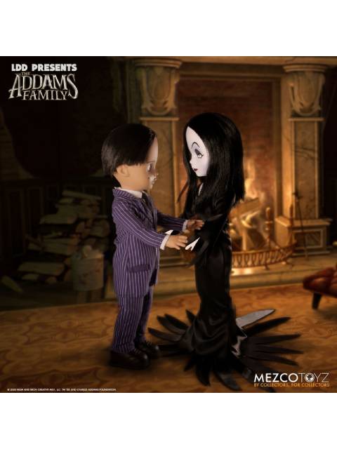 メズコ リビングデッドドールズ ゴメズ＆モーティシア 2PK 「アダムス・ファミリー」