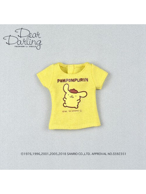 Blythe 22cm Costume Sanrio Character Collaboration T-Shirt "Pom Pom Purin" Dear Darling Fashion for Dolls