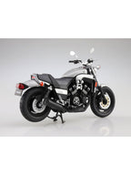 アオシマ 1/12 完成品バイク YAMAHA Vmax ニューシルバーダスト