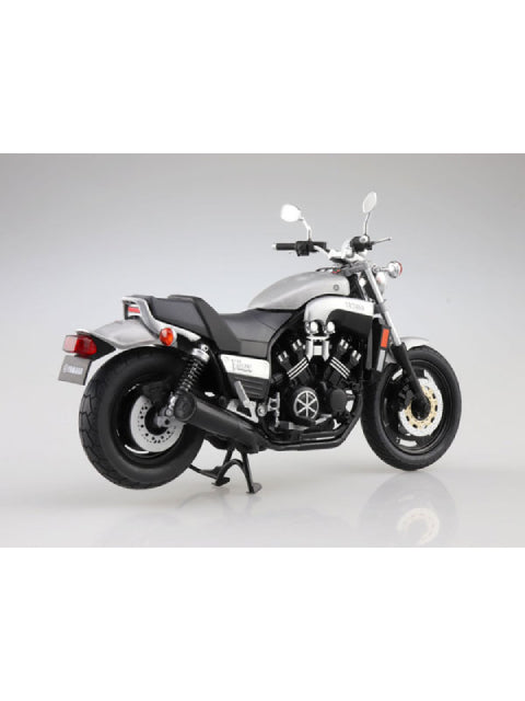アオシマ 1/12 完成品バイク YAMAHA Vmax ニューシルバーダスト