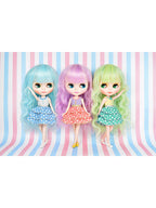 ブライス オリジナルスーパーデラックスウィッグ カーリーロング シャーベット・ライム