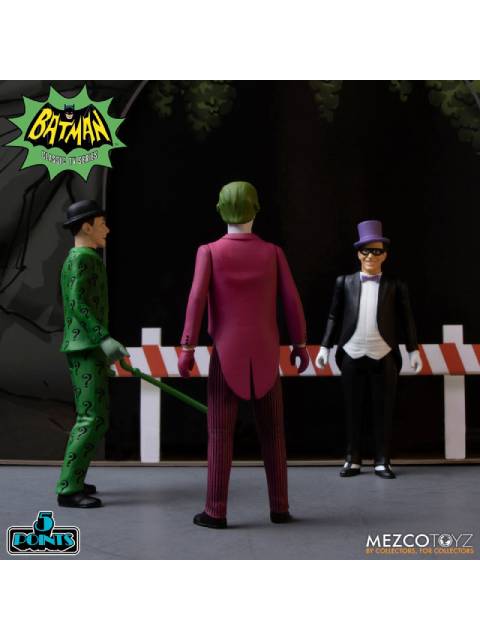 メズコ 5ポイント バットケイブ 3.75インチ アクションフィギュア ボックスセット 「バットマン 1966 TVシリーズ」
