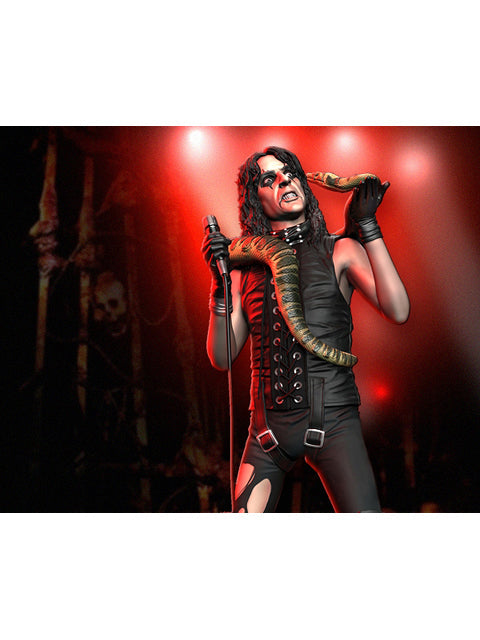 Knuckle Bonz アリス クーパー II スネーク / ロックアイコン ポリレジン製スタチュー 塗装済み完成品