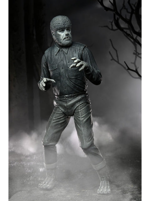 ネカ 狼男 The Wolf Man ブラック＆ホワイトver ローレンス・タルボット 「ユニバーサルモンスター」 アルティメット アクションフィギュア