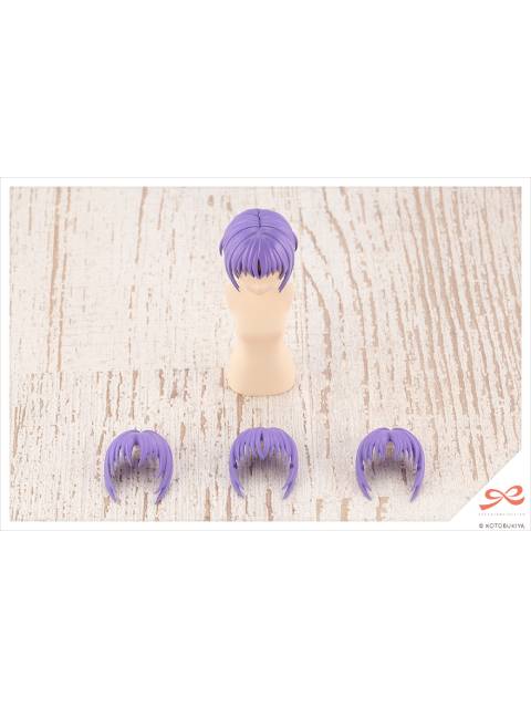 コトブキヤ アフタースクール ショートウィッグA[オレンジ＆パープル] 【プラモデル】 1/10 「創彩少女庭園」