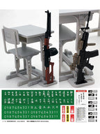 トミーテック 1/12スケール リトルアーモリー LittleArmory LD011 指定防衛校の机 グリースガンセット