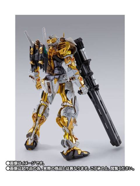 【魂ウェブ商店 限定品】 METAL BUILD ガンダムアストレイ ゴールドフレーム（オルタナティブストライク Ver.） 【新古品 特別価格】