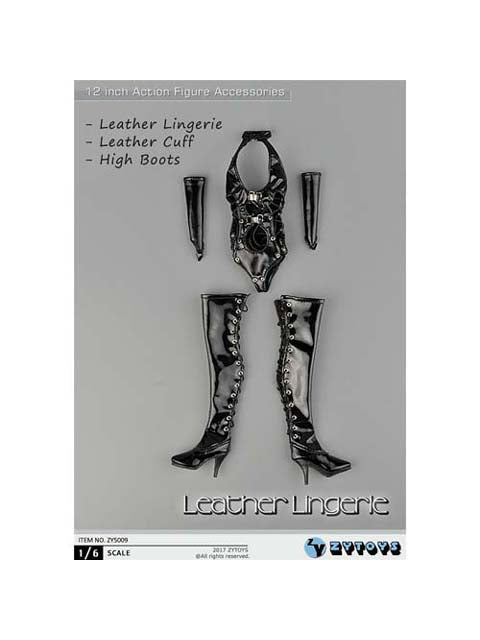 ZY TOYS 1/6アウトフィット セクシーコルセット & ハイヒールロングブーツ 【ZY-5009】