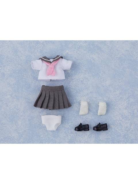 ねんどろいどどーる おようふくセット セーラー服 半袖(グレー)