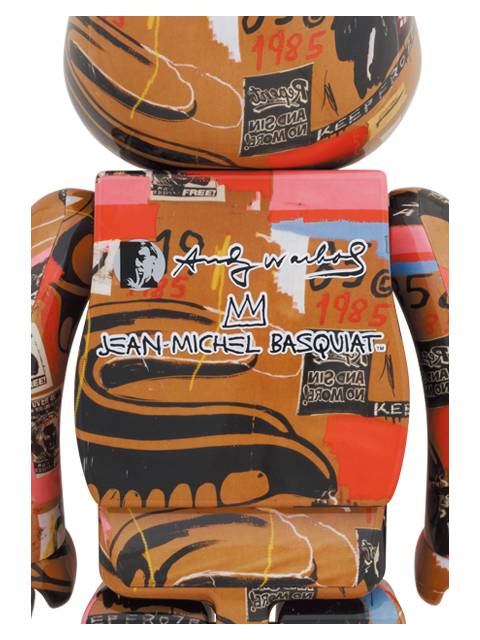 【大型商品】BE@RBRICK 1000% Andy Warhol × JEAN-MICHEL BASQUIAT #2