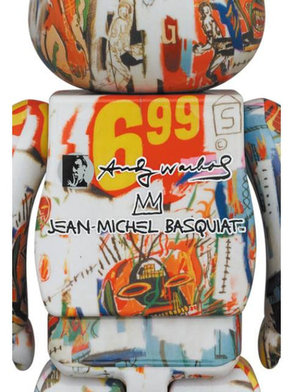 【大型商品】 BE@RBRICK 1000% Andy Warhol × JEAN-MICHEL BASQUIAT #4