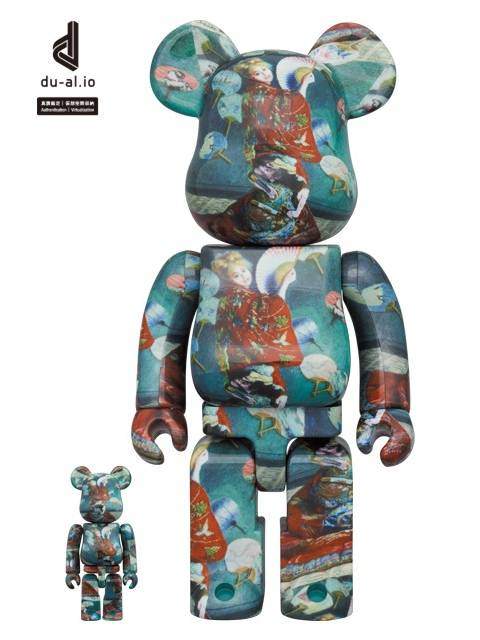 BE@RBRICK Boston Museum Claude Monet LA JAPONAISE 100％ & 400％