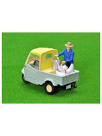 トミカリミテッドヴィンテージ LV-143d ダイハツ ミゼット(黄緑/ベージュ)フィギュア付