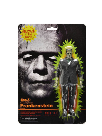 NECA Universal Monsters Retro Package (Glow in the Dark Ver.) 7-inch Action Figure Set of 3