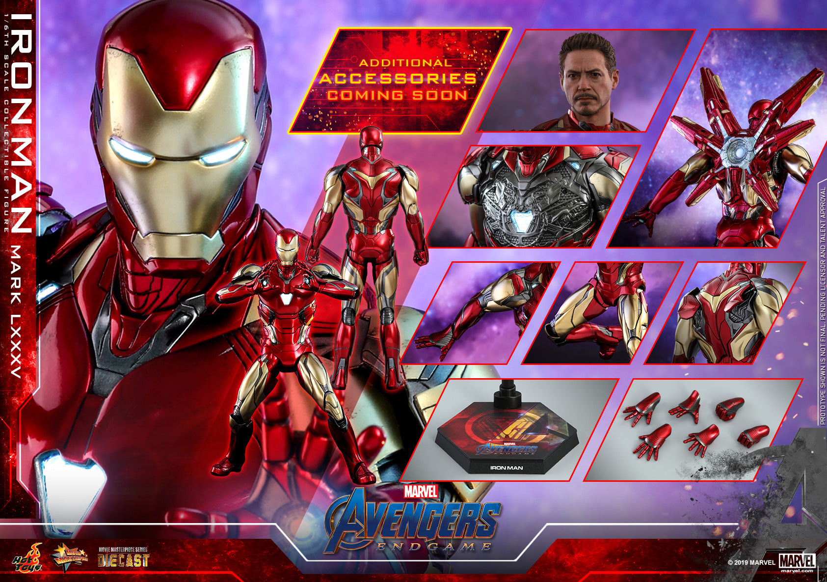 アイアンマン・マーク85 ｢アベンジャーズ / エンドゲーム｣ 1/6 ムービー・マスターピース DIECAST