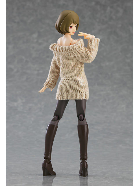 figma Styles 女性body(チアキ) with オフショルセーターワンピ