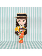 ブライス 22cm コスチュームセット Flower YUKATA 【オレンジ】 Dear Darling fashion for dolls 浴衣