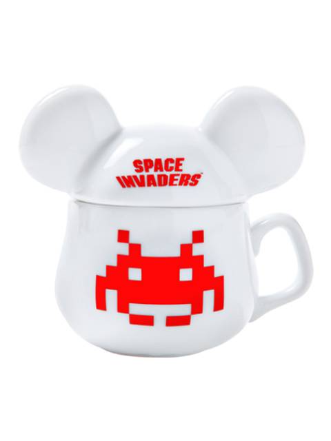 メディコムトイ SPACE INVADERS 「BE@RMUG」 WHT×RED