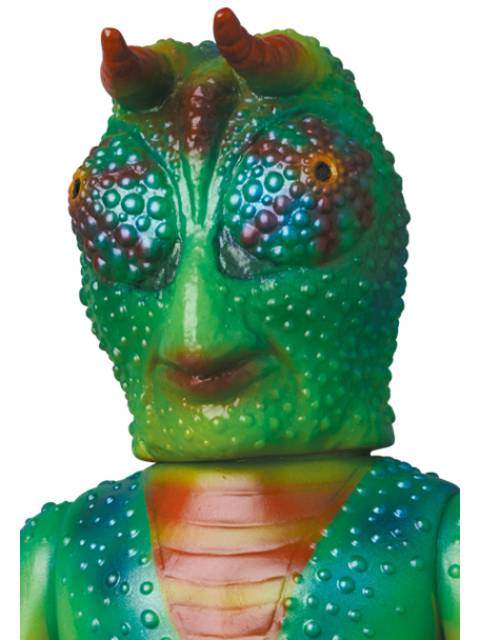 【限定品】 メディコムトイ カメレオン男(新色蓄光)+ミニソフビ 「仮面ライダーより」 【新古品 特別価格】