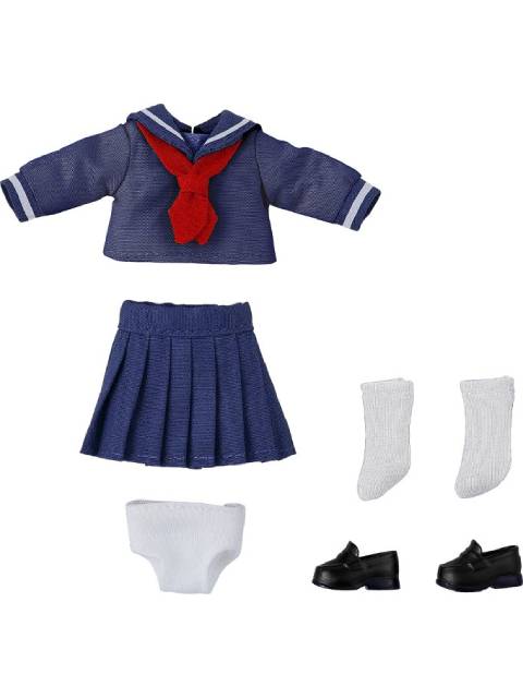 ねんどろいどどーる おようふくセット セーラー服 長袖(ネイビー)