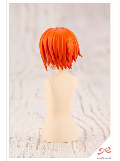 コトブキヤ アフタースクール ショートウィッグA[オレンジ＆パープル] 【プラモデル】 1/10 「創彩少女庭園」