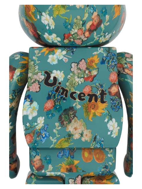 BE@RBRICK Floral Pattern 50th Anniversary Design 1000％ Van Gogh Museum