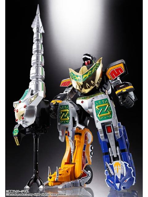 Soul of Chogokin Beast Emperor Daizyujin GX-72 Daizyujin &amp; GX-78 Dragon Caesar "Dinosaur Sentai Zyuranger"