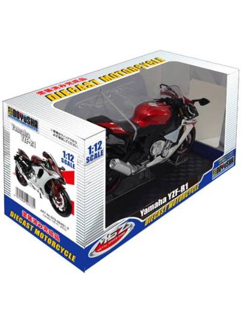 童友社 YAMAHA YZF-R1 赤 1/12 完成品バイク