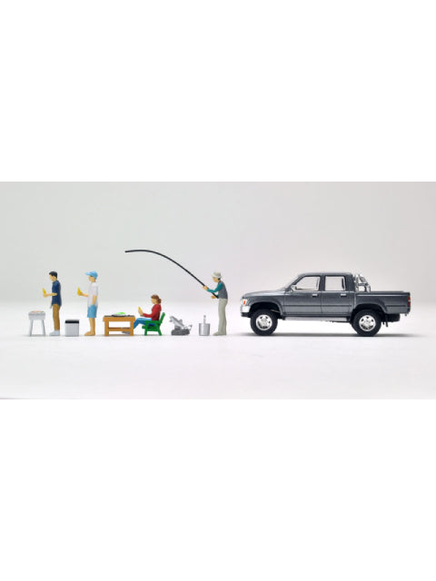 トミーテック ジオコレ64 #カースナップ 14a BBQ2 (トヨタ ハイラックス4WD付属) ジオラマコレクション