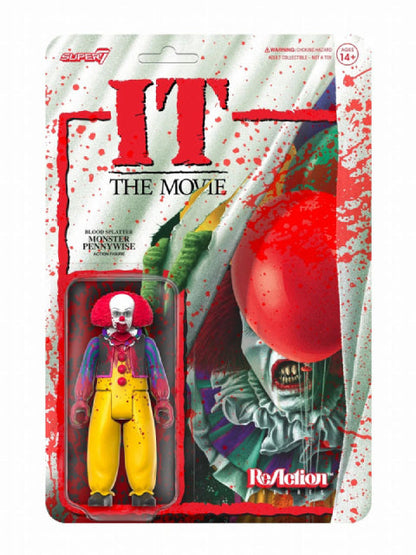 Super 7 Reaction Pennywise Monster Blood Splatter ver. "IT 1990"