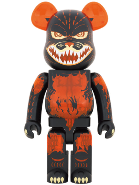 【大型商品】 BE@RBRICK 1000% ゴジラVSデストロイア版 ゴジラ (メルトダウン：クリアオレンジVer.)