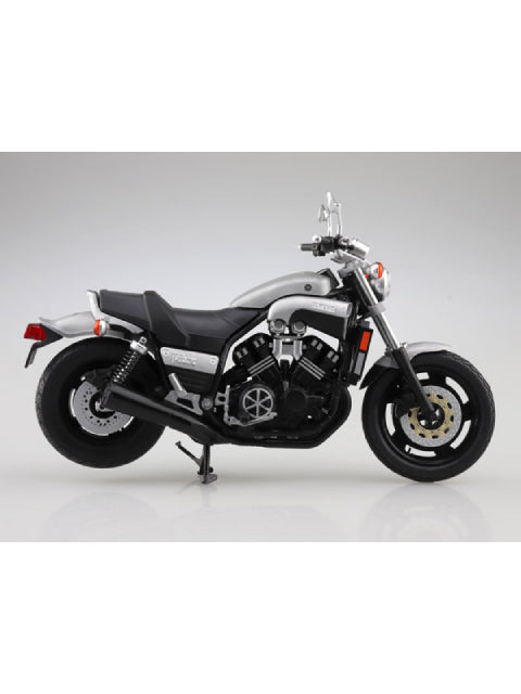 アオシマ 1/12 完成品バイク YAMAHA Vmax ニューシルバーダスト