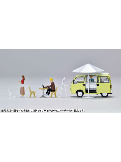 ジオラマコレクション ジオコレ64 #カースナップ 15a クレープ屋 （スバル サンバー ディアス クラシック 移動販売車 付属）